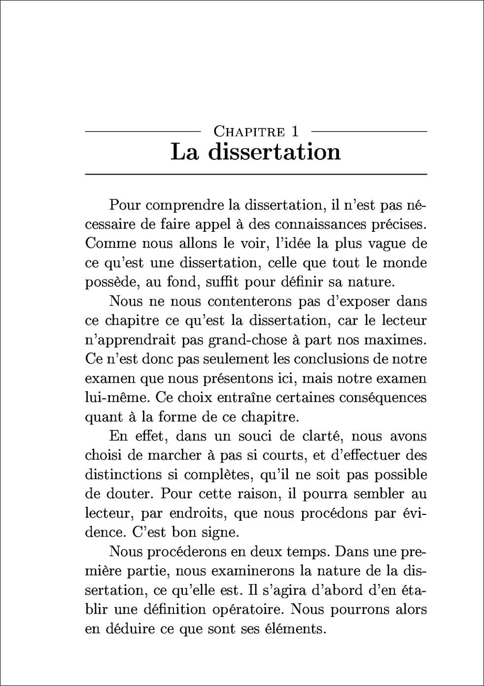 Exemple Dissertation Epreuve Uniforme Francais