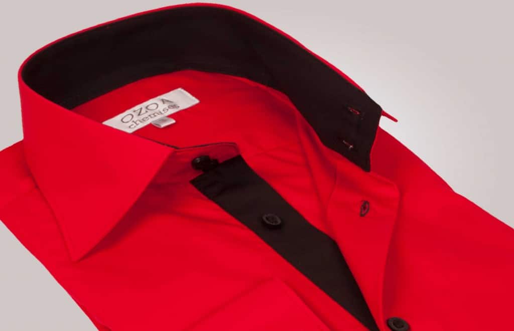 Chemise rouge homme 